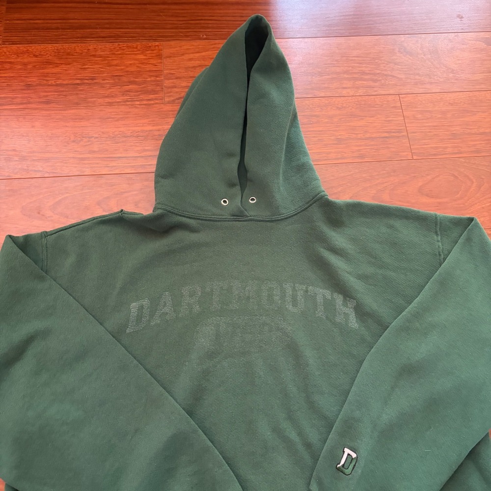 Dartmouth Coop Mens Hoodie XL Green Cotton Exchange Vintage Made in USA Pullover